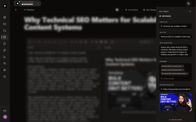 Meta Tags & Schema Editor - meta tags, schema markup, SEO metadata